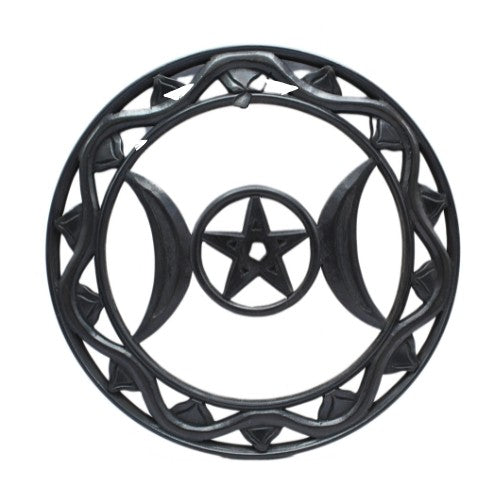 Decorațiune de Perete Triple Moon Pentagram