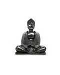 Buddha - Alb - Gri - Mediu