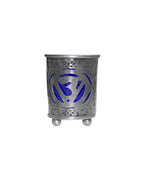 Suport lumânare Chakra – Al Treilea Ochi (Third Eye) | Sticlă cobalt