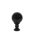 Glob de Cristal Negru Mare cu Suport