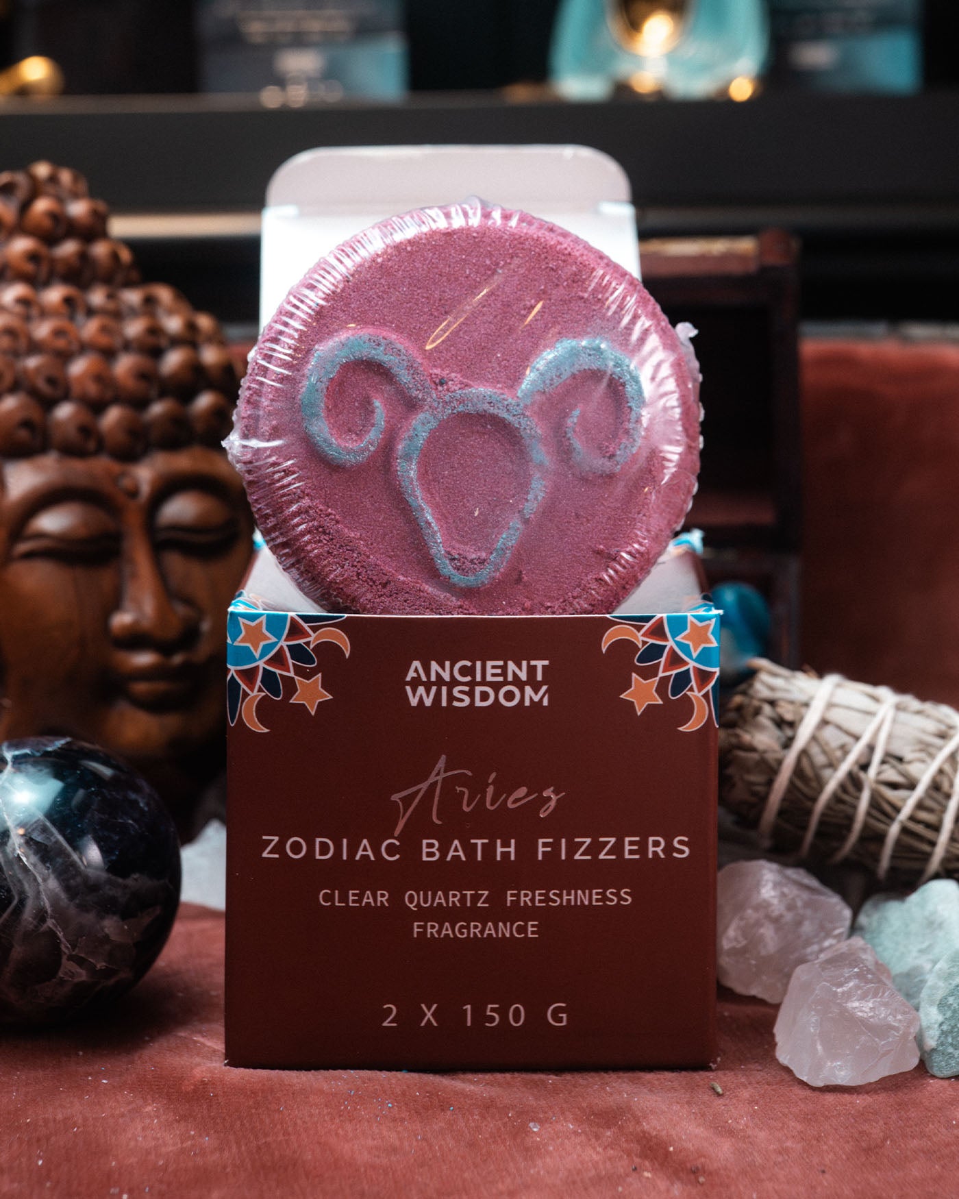 Set de Bombe de Baie Zodiac cu Horoscop - Berbec