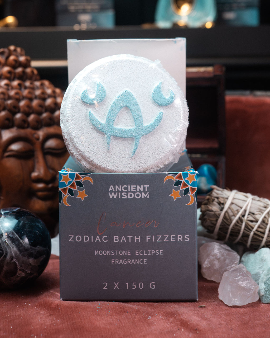 Set de Bombe de Baie Zodiac cu Horoscop - Rac