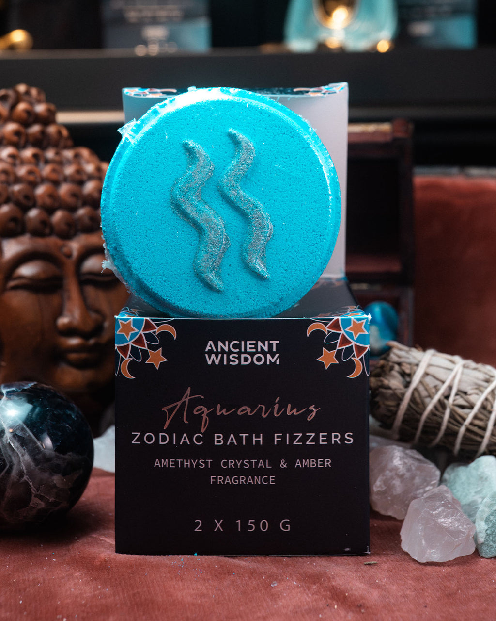 Set de Bombe de Baie Zodiac cu Horoscop - Vărsător