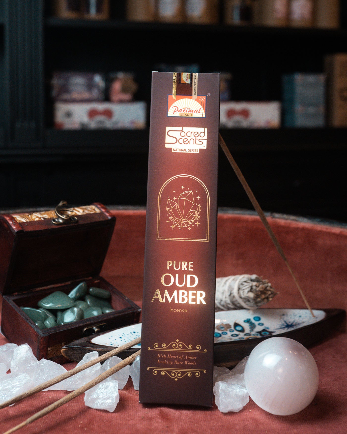 Parimal Pure Amber Oudh – Bețișoare Parfumate - 24 g