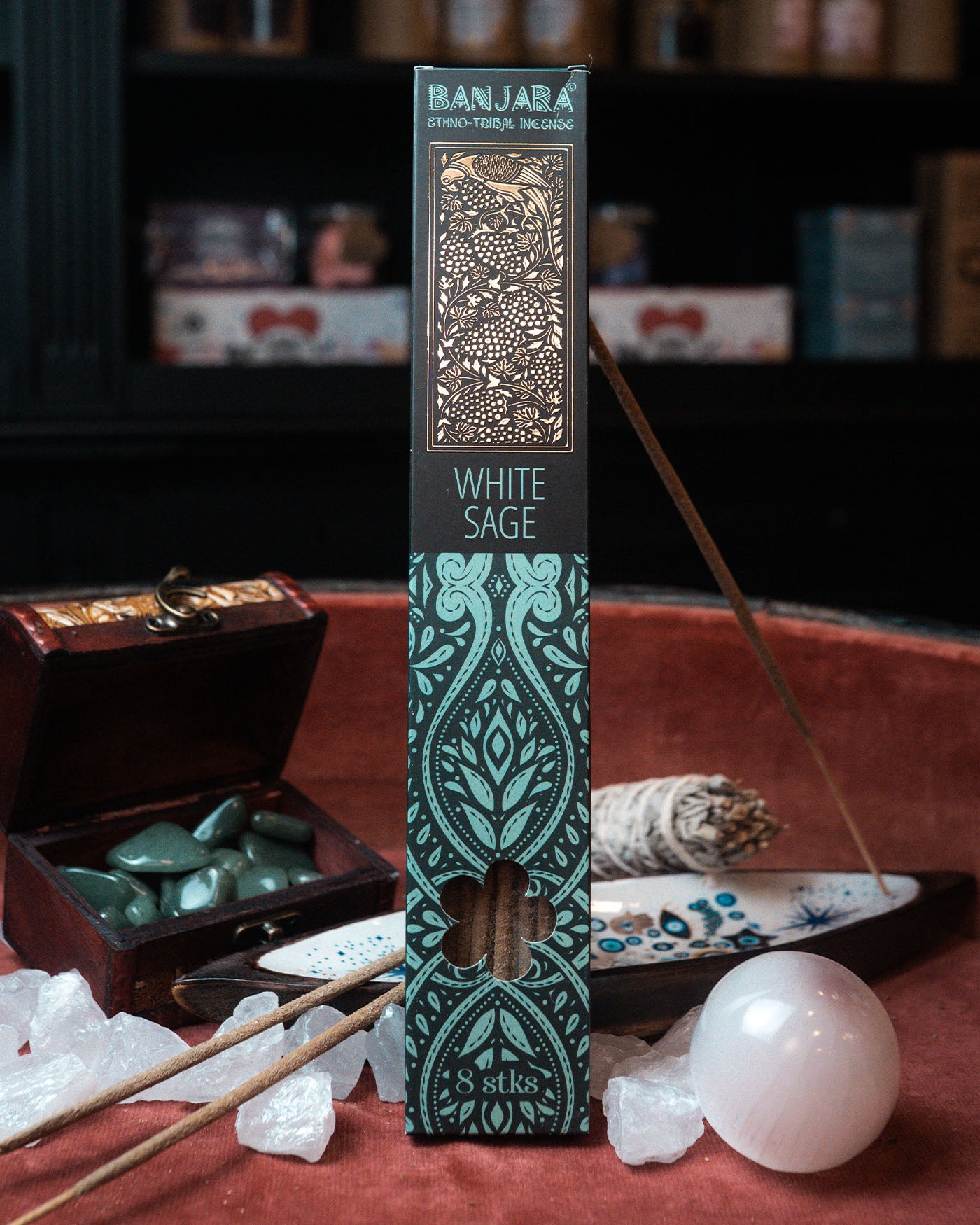 Bețișoare Parfumate Banjara Extra Lungi - Salvie Albă