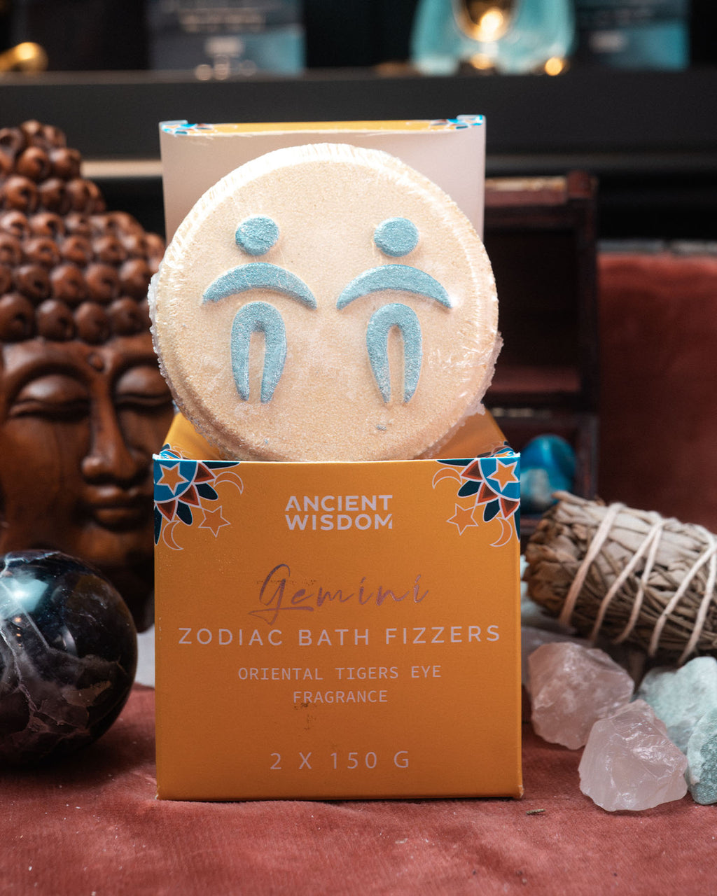 Set de Bombe de Baie Zodiac cu Horoscop - Gemeni