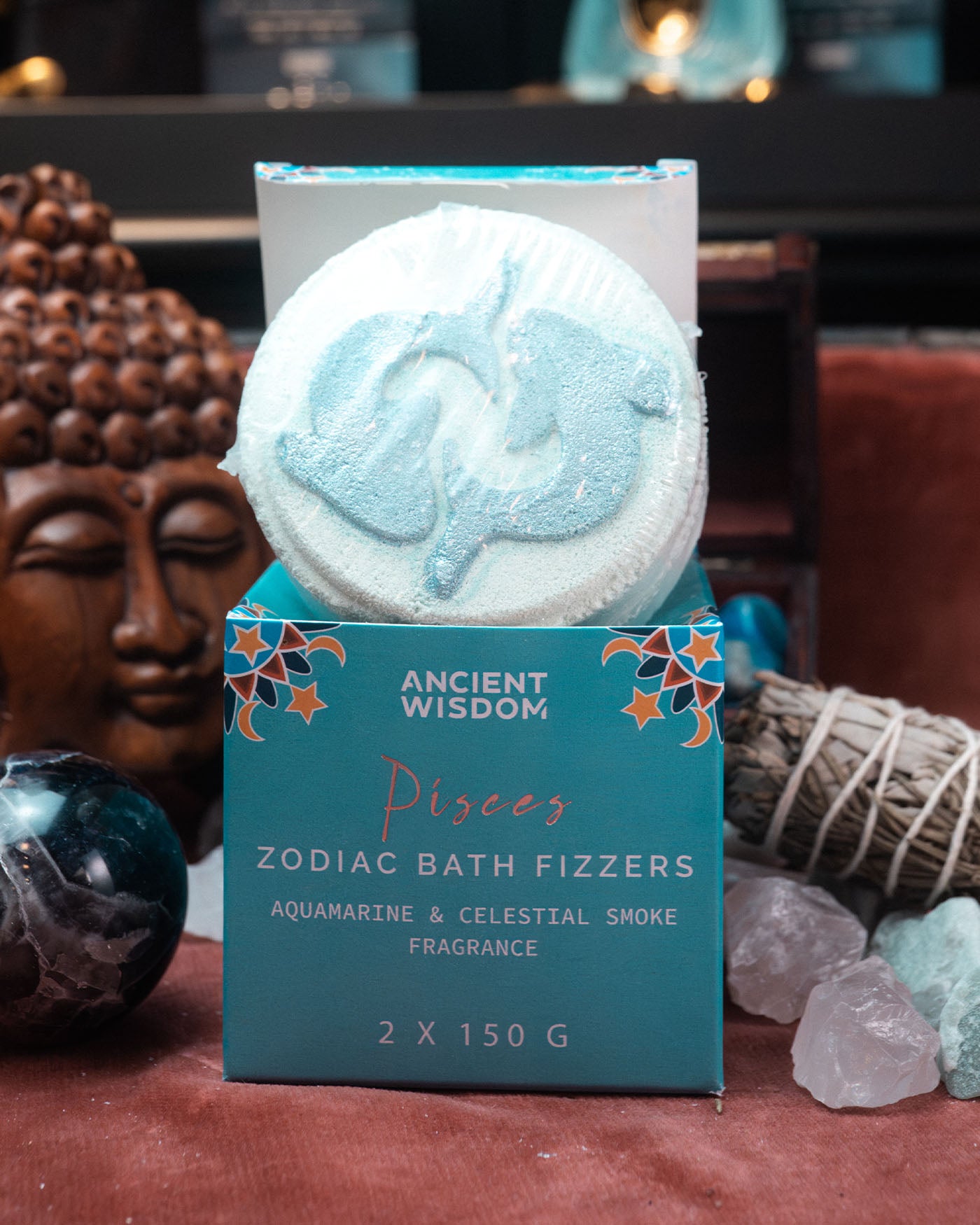 Set de Bombe de Baie Zodiac cu Horoscop - Pești