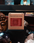 Lumânare parfumată din ceară de rapiță 1st chakra — ±260 g