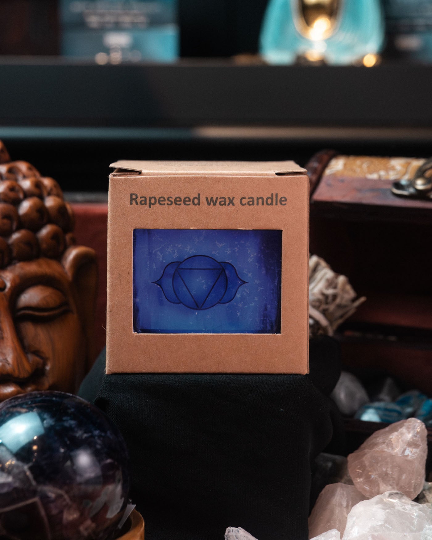 Lumânare parfumată din ceară de rapiță 6th chakra — ±260 g