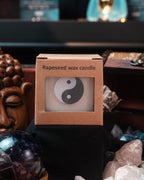 Lumânare parfumată din ceară de rapiță Yin Yang — ±260g