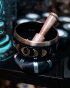 Set Vas Cântător Faza Lunii – Negru 10,7 cm