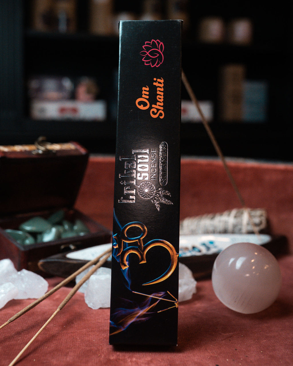Bețișoare Spirituale de Tămâie Tribal Soul și Suport Ceramic - Ohm Shanti