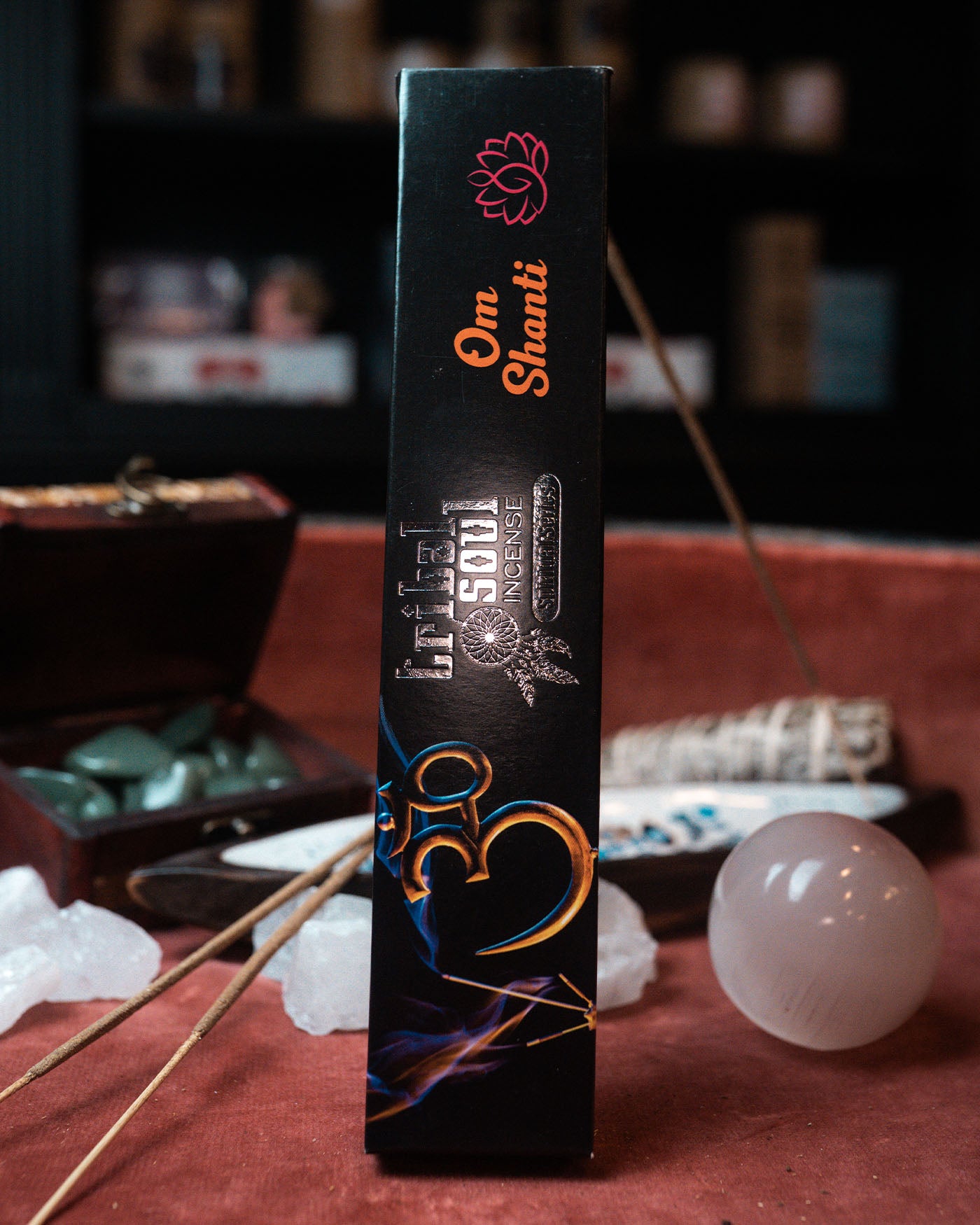 Bețișoare Spirituale de Tămâie Tribal Soul și Suport Ceramic - Ohm Shanti