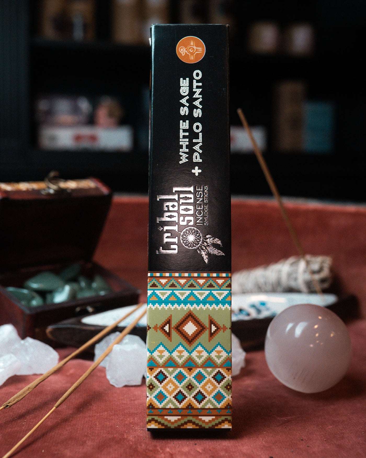 Bețișoare Parfumate Tribal - Salvie Albă + Palo Santo