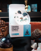 Lumânări Chakra cu Pietre Prețioase - Chakra Gâtului
