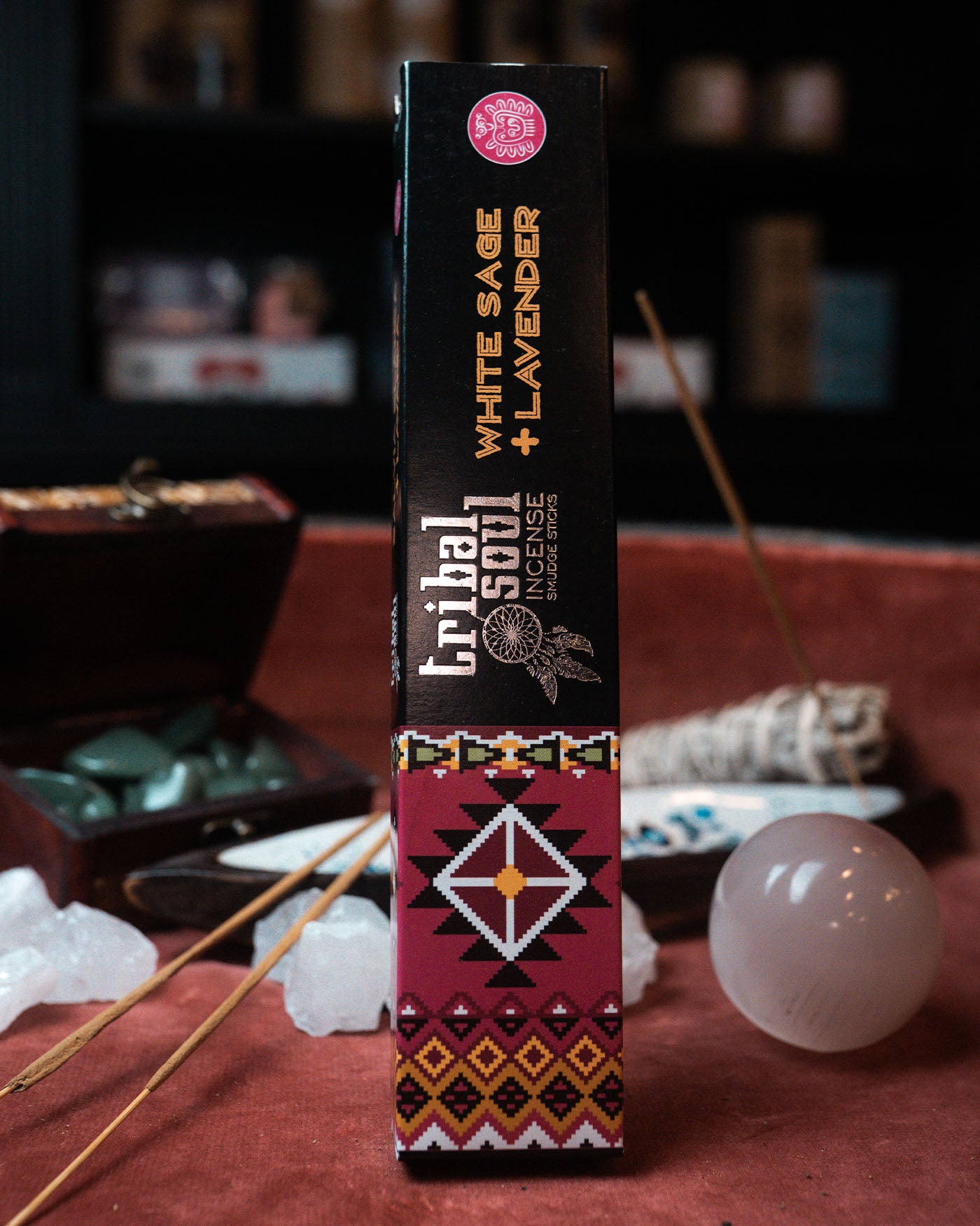 Bețișoare Parfumate Tribal - Salvie Albă + Lavandă