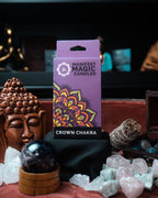 Lumânări Magice Ezoterice (pachet de 12) -  Violet - Chakra Coroanei