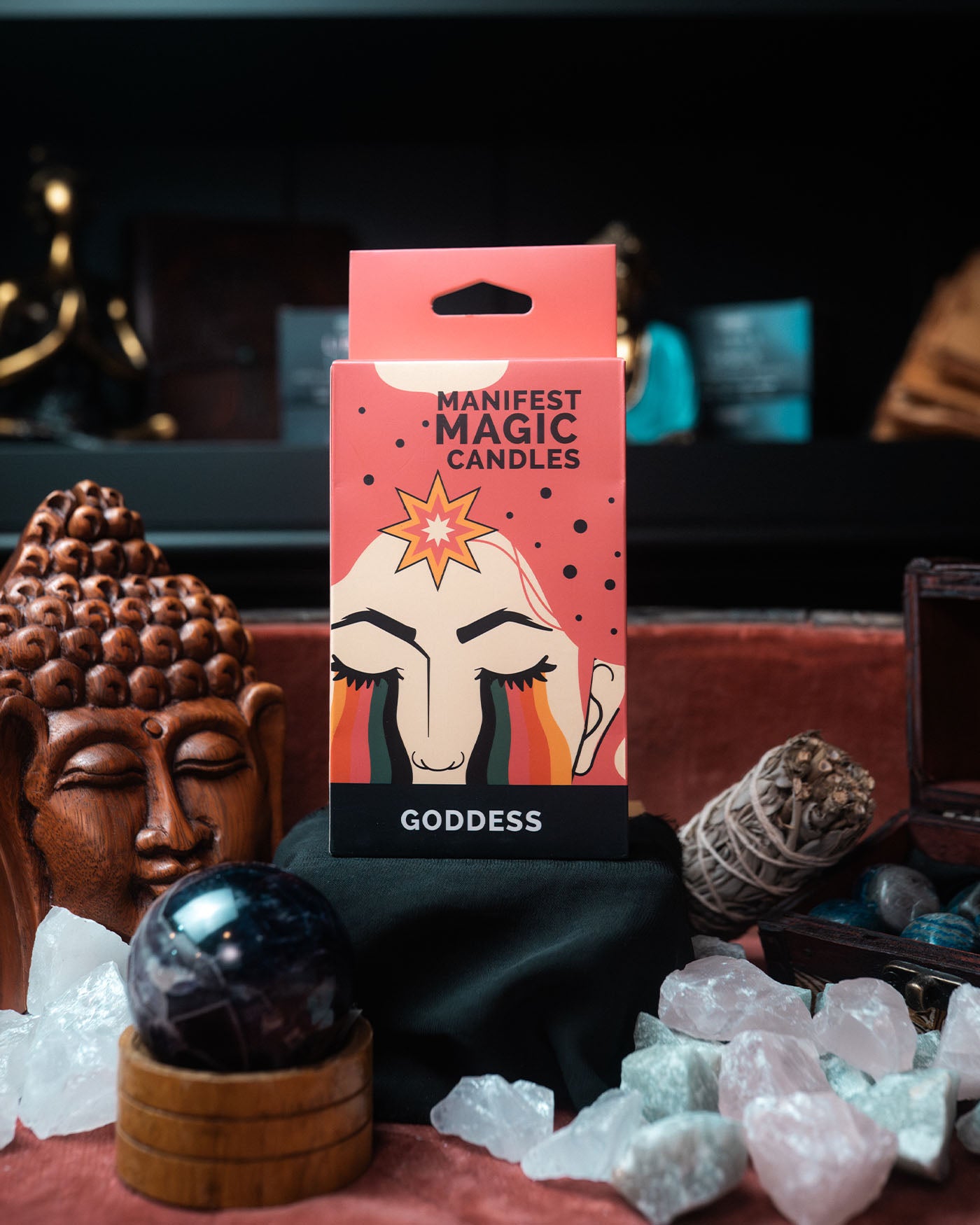 Lumânări Magice Ezoterice (pachet de 12) -  Roz