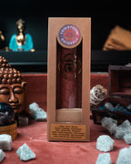 Lumânare Aromatică Chakra 1 - 100 ore - 21x6.5 cm