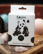 Burete Japonez Konjac Lacrimă - Cărbune de Bambus - Antibacterian