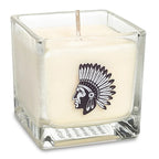 Rapeseed wax scented candle White sage -- ±260g; 6x6x6cm
