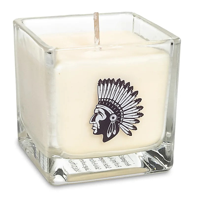 Rapeseed wax scented candle White sage -- ±260g; 6x6x6cm