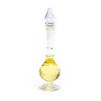 Fragrance oil in handblown bottle sandalwood & vertiver -- 5 ml