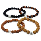 12x Brățări Asortate Rudraksha Buddah (104,49 RON)
