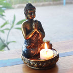 Sfeșnic Buddha - Roșu - Mediu
