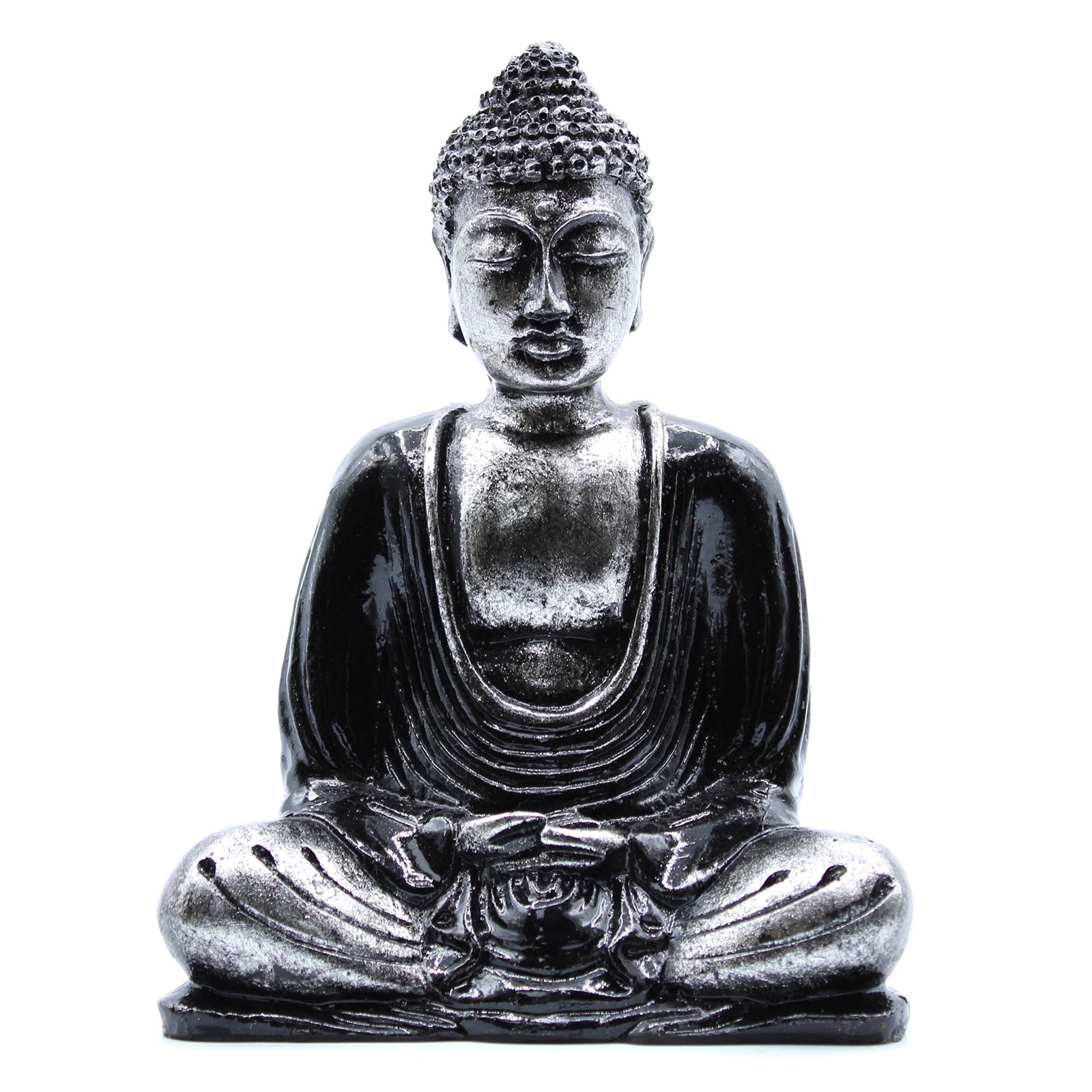 Buddha Negru - Gri - Mediu