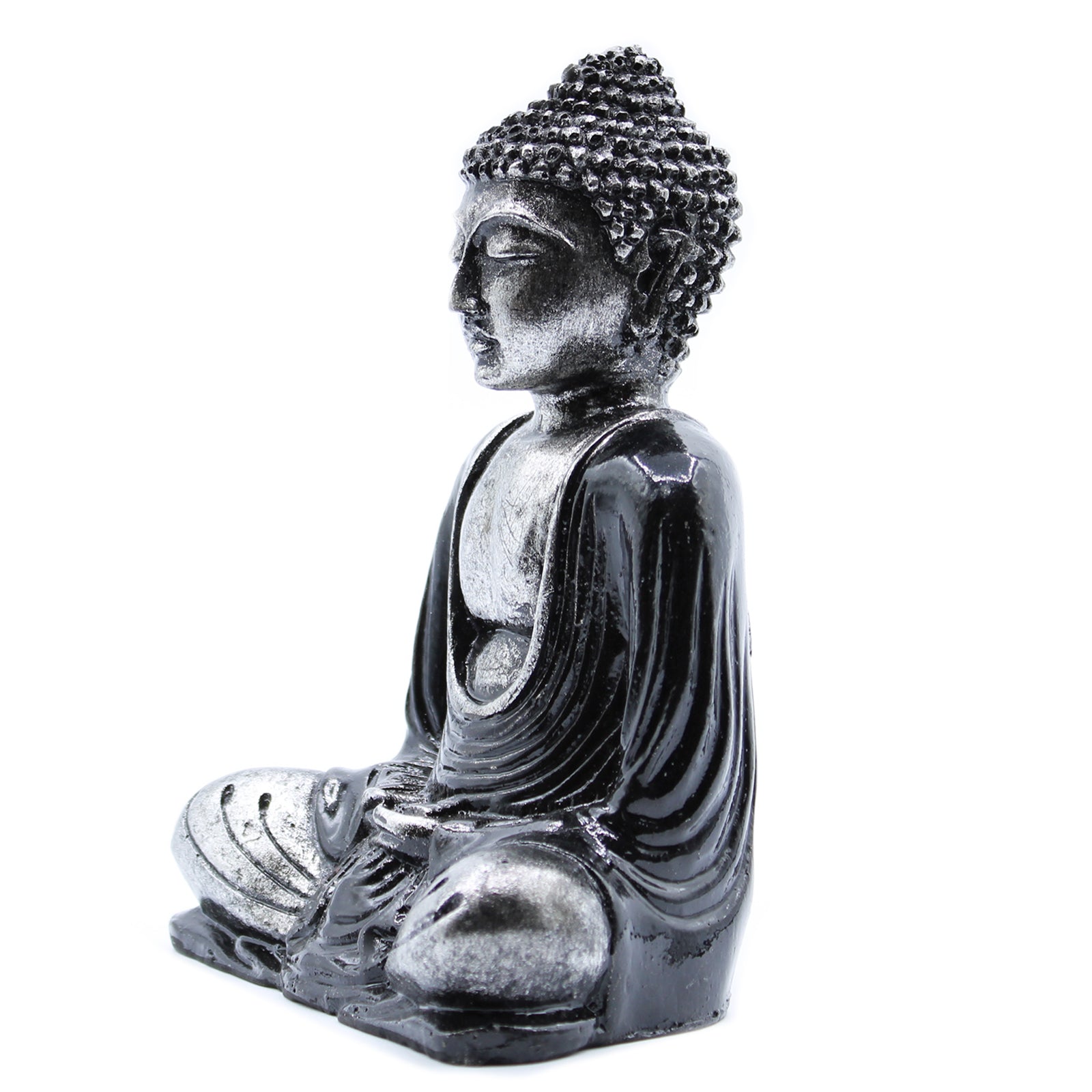 Buddha Negru - Gri - Mediu