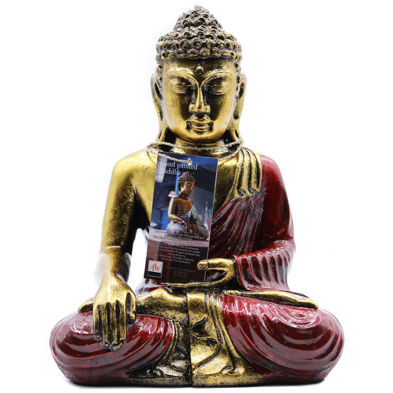 Buddha Mare - Roșu - Auriu