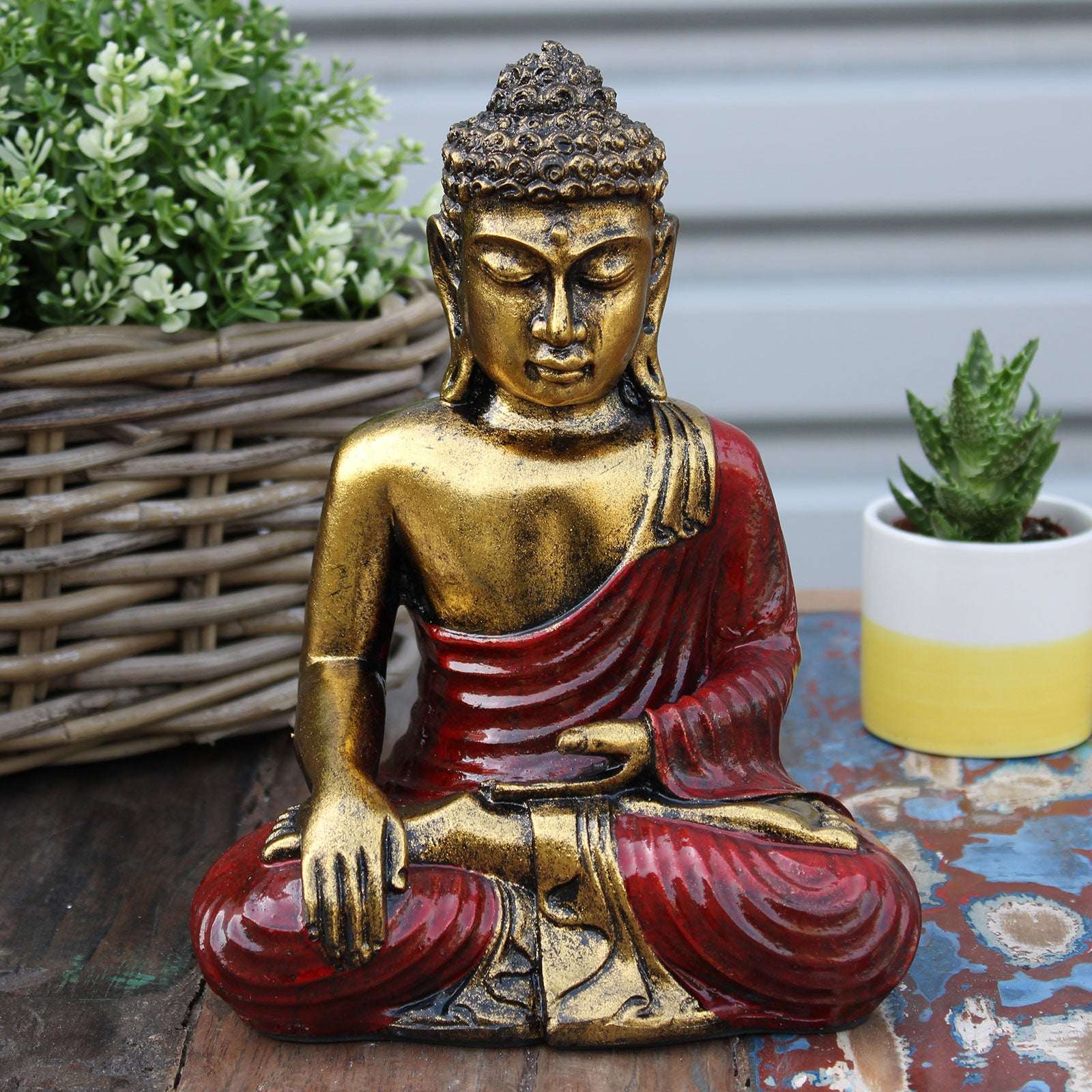 Buddha Mare - Roșu - Auriu