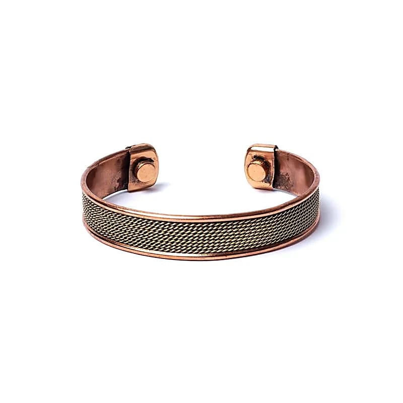 Bracelet copper rope motif magnetic -- ±6.5cm