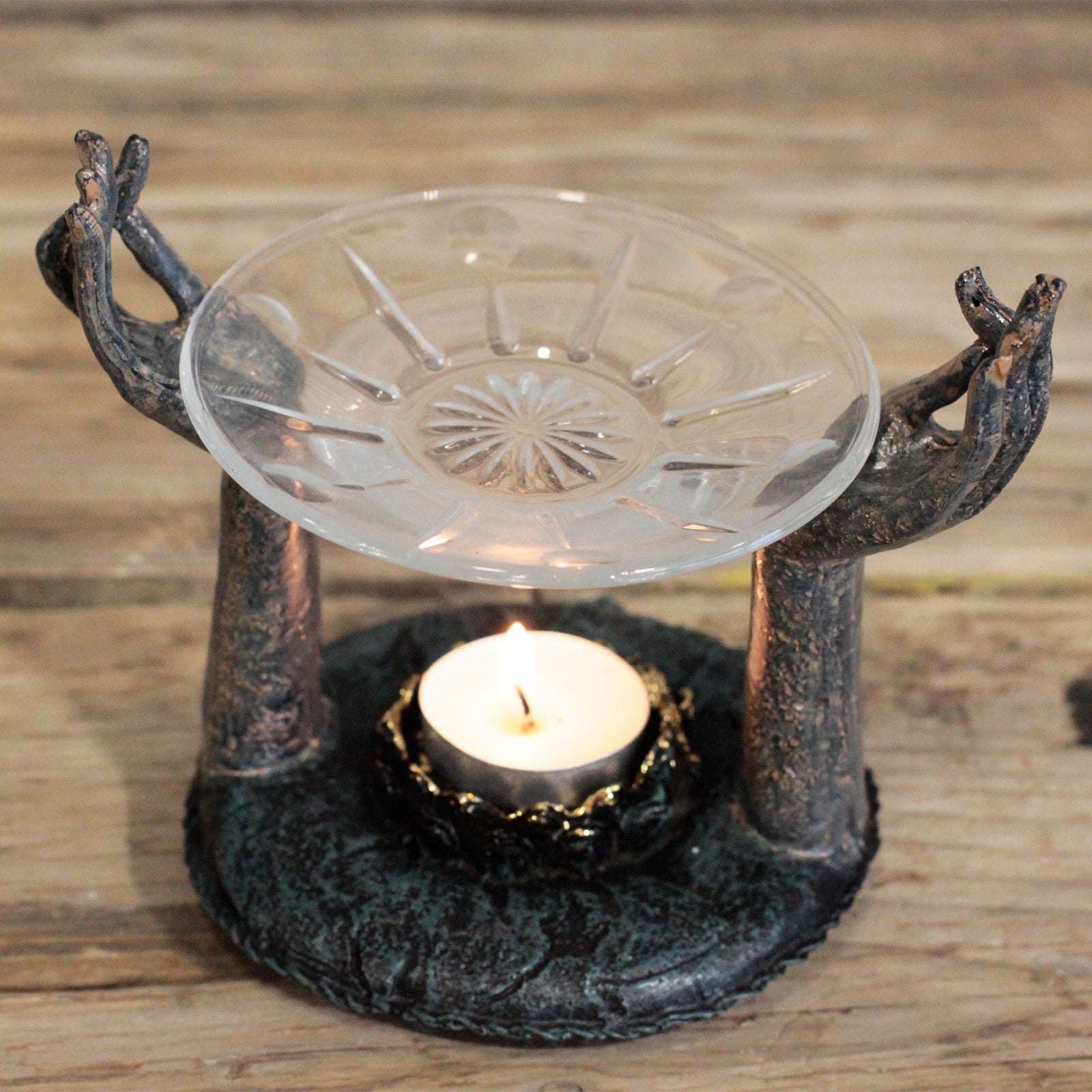 Buddha Antic - Mâini - Lampă Aromatică