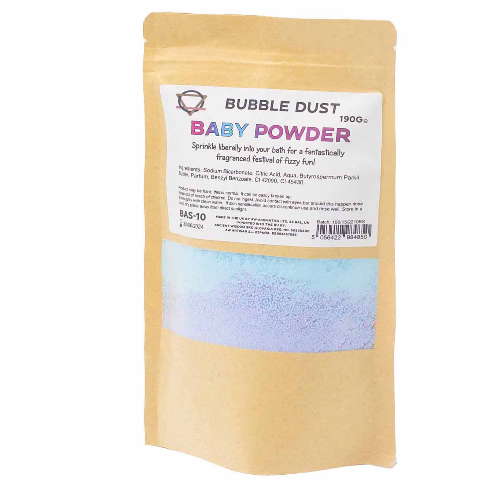 Pulbere Spumantă de Baie - Baby Powder 190g