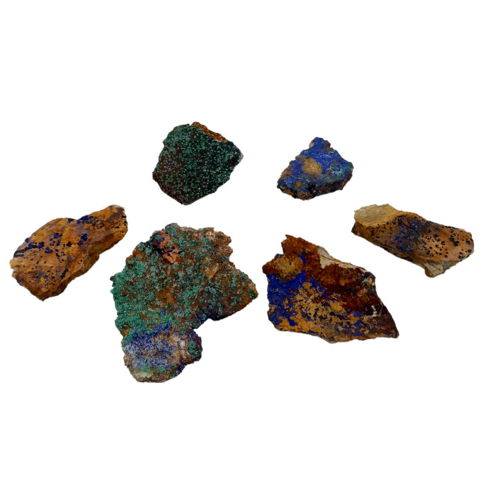 Mostre de Minerale - Azurit Malachit (aprox. 20 bucăți)