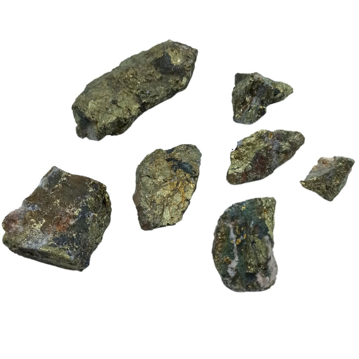 Mostre de Minerale - Calcopirită (aprox. 35-66bucăți)