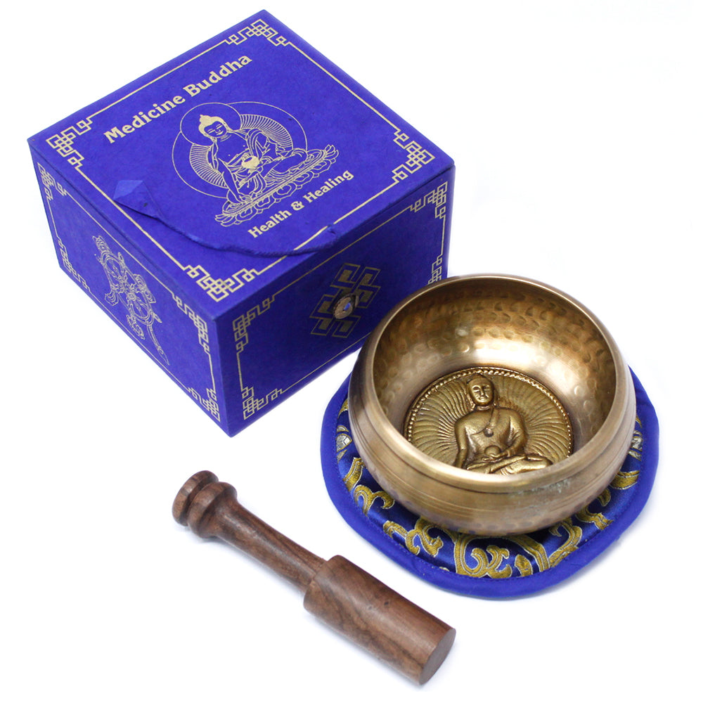 Set Vas Cântător Buddha Vindecător 10cm (min 500gm)
