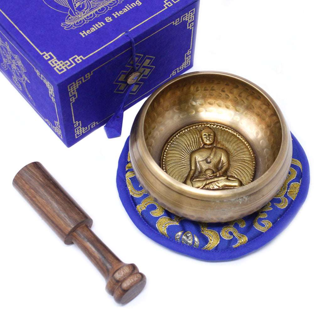 Set Vas Cântător Buddha Vindecător 10cm (min 500gm)