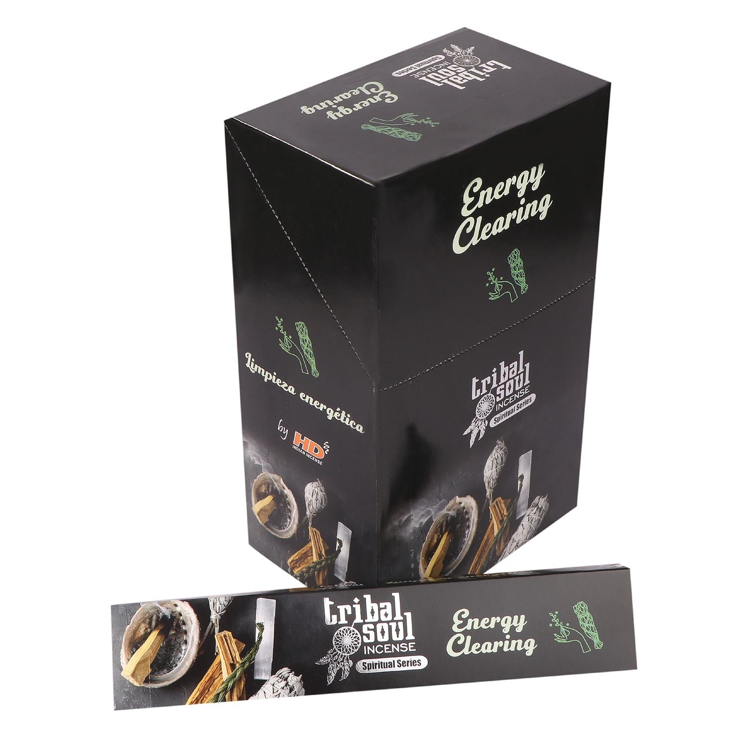 Bețișoare Spirituale de Tămâie Tribal Soul și Suport Ceramic - Curățarea Energiei