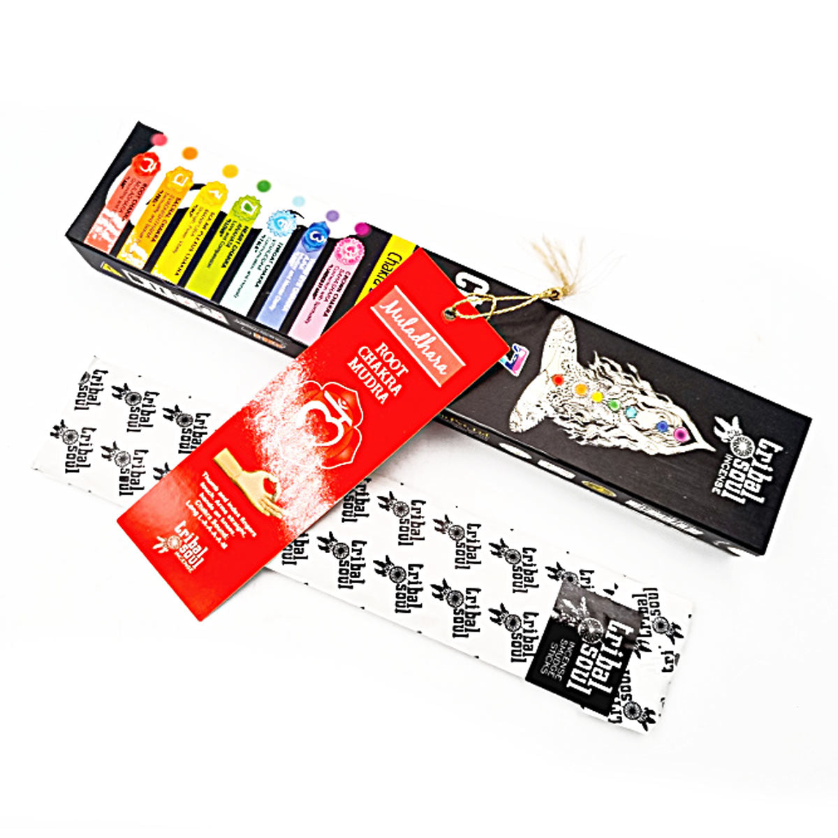 Bețișoare Parfumate Tribal - 7 Chakra cu Carte de Mesaj