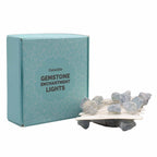 Lanț de Lumină cu Led-uri din Pietre Prețioase - Celestit