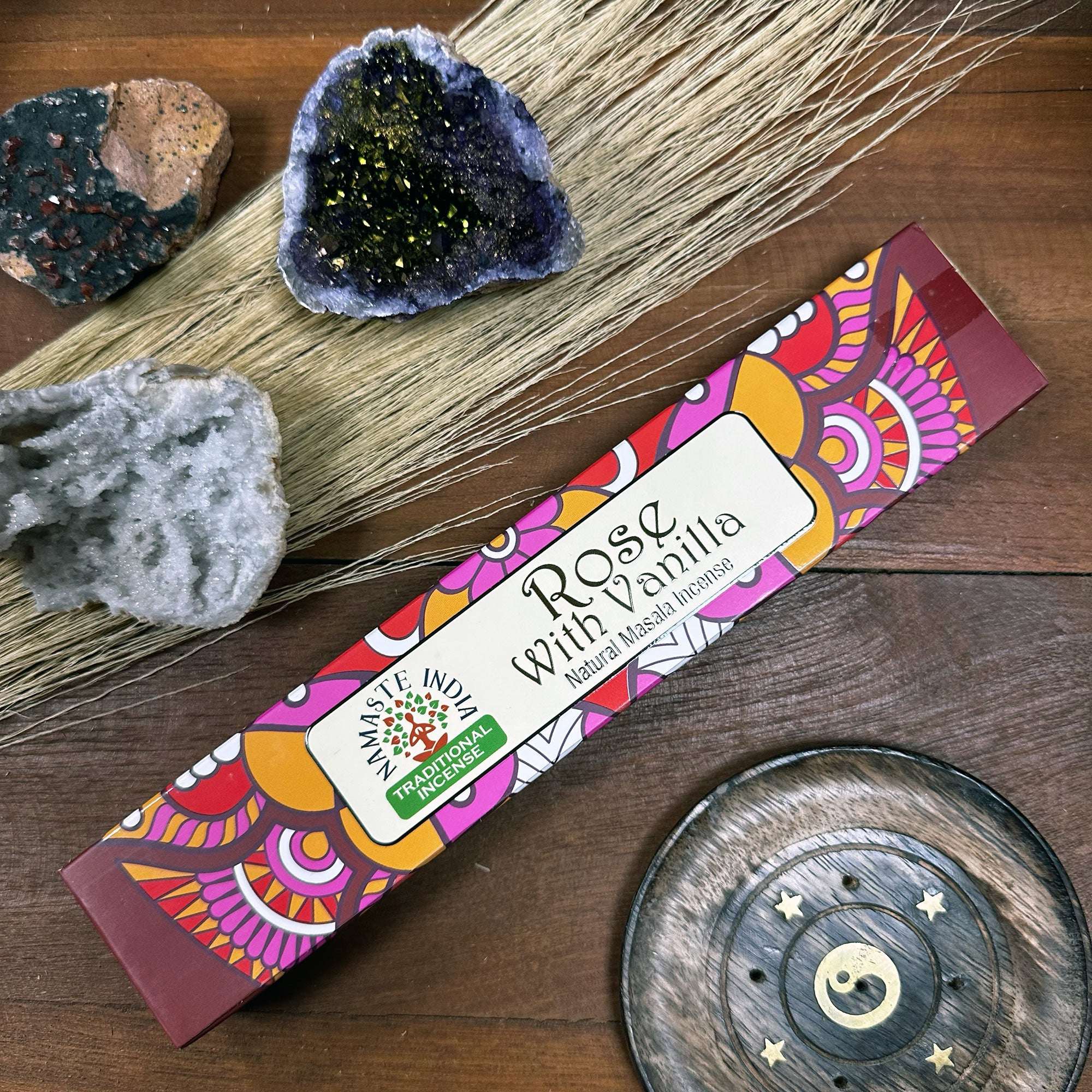 Tămâie Namaste Mandala Masala - Trandafir Cu Vanilie