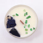 Lumânări Chakra cu Pietre Prețioase - Chakra Gâtului