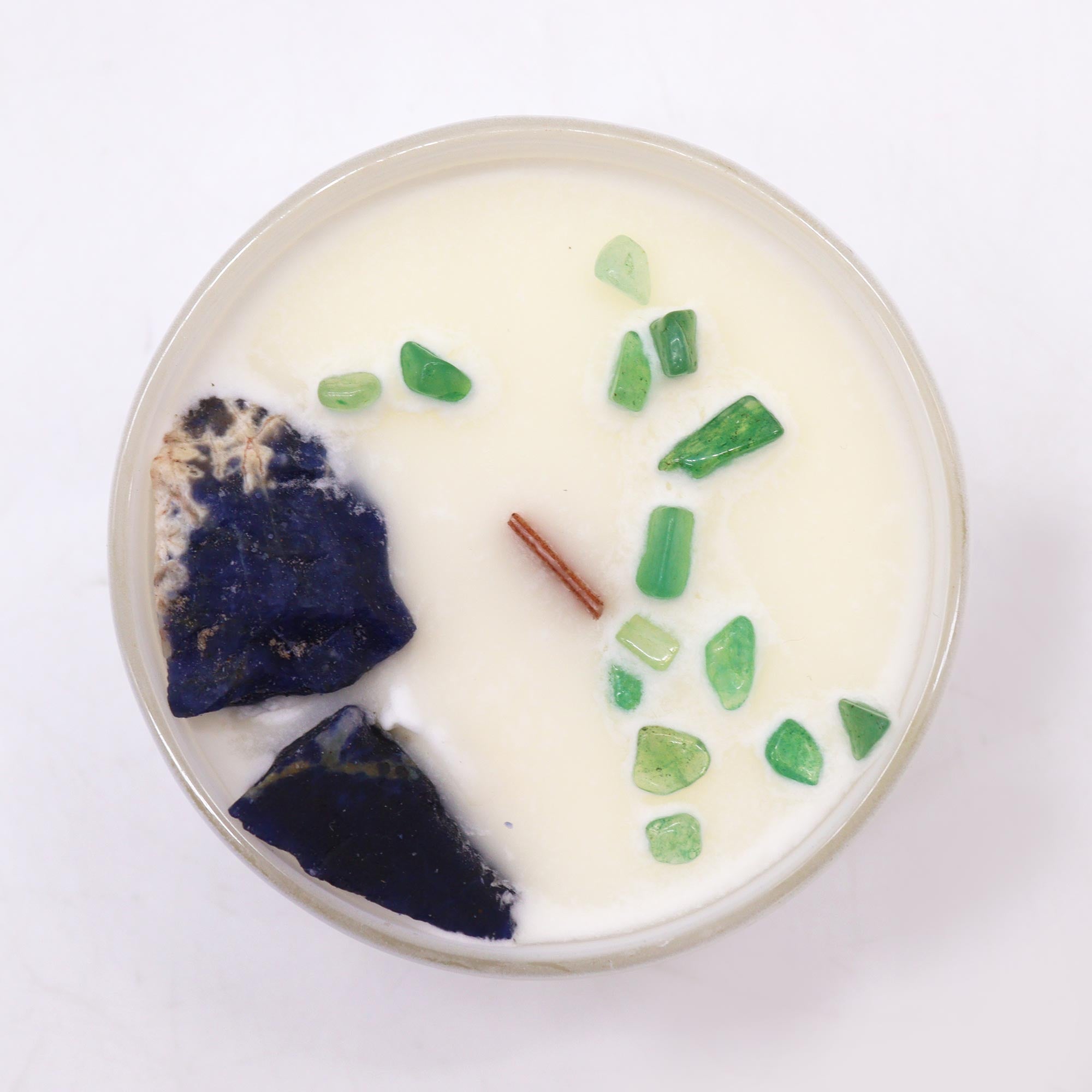 Lumânări Chakra cu Pietre Prețioase - Chakra Gâtului