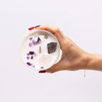 Lumânări Chakra cu Pietre Prețioase - Chakra Coroanei