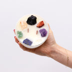 Lumânări Chakra cu Pietre Prețioase - Șapte Chakre