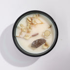 Hop Hare Lumânare cu Flori și Cristale - Leu