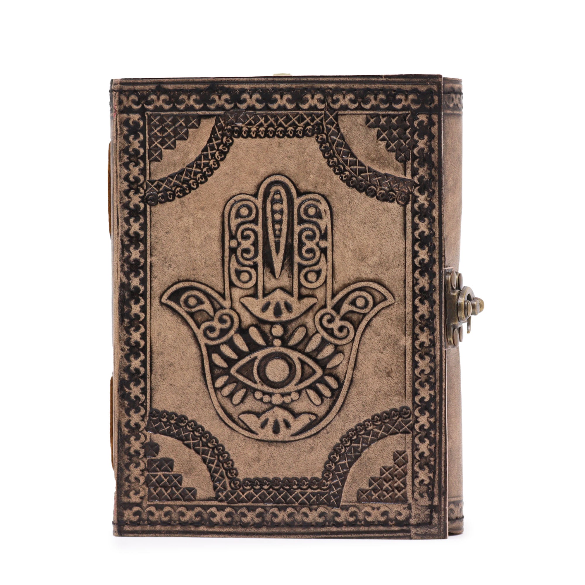 Hamsa - Agendă Esoterică - Gri Antic - 200 pagini - 17,12,3cm